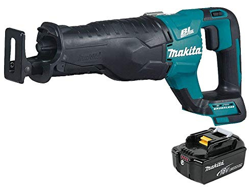 Makita DJR187Z 18V Brushless Reciprocating Saw with 1 x 5Ah Battery