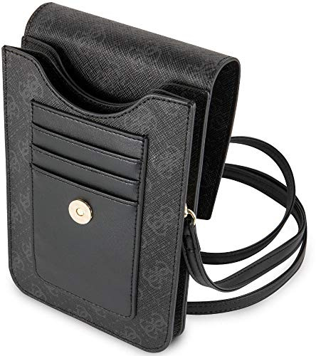 Guess Unisex, Nylon, GUWBSQGBK Bi-Fold Wallet, Black, Einheitsgröße