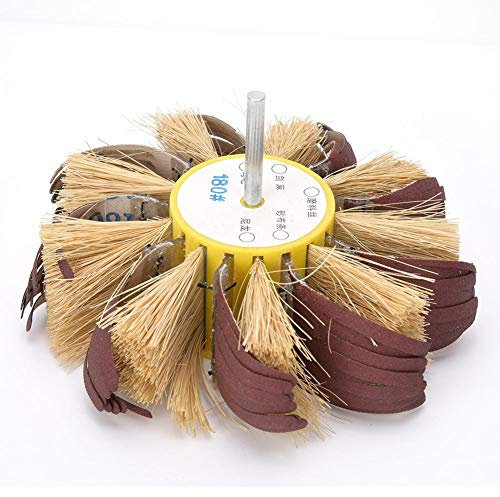 Sandpaper sisal levigatura utensili abrasivi ruote lucidanti testa di fiore di lucidatura trapano elettrico manuale sisal levigatura ruota abrasiva panno spazzola di lucidatura