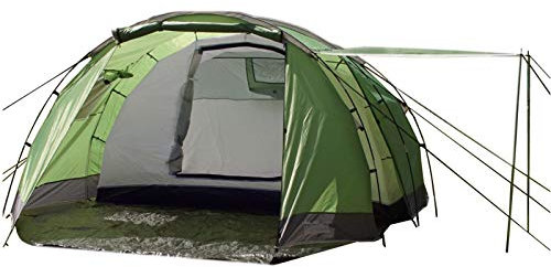 Trutzholm® Tunnelzelt 4 Personen Familienzelt Campingzelt 4-Mann Zelt 3000 mm Wassersäule grün