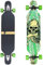 Flex1 bis 122kg - Camber Longboard (Flex1 bis 122kg, grün TK - Ahornholz)