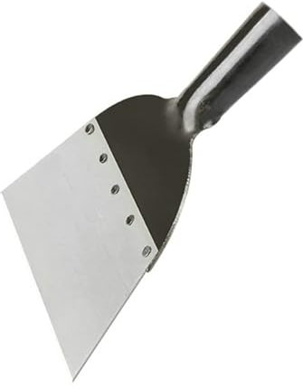 Pelle de nettoyage de jardin multifonction en acier - Pelle plate à glace - Désherbage, plantation, ferme - Outil de désherbage (L : 25,5 x 27,5 x 3,4 cm)