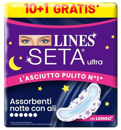 Lines Seta Ultra Notte, 11 Pezzi