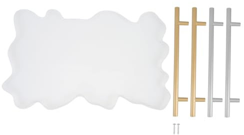 EXCEART Silikonform Für Tablett Diy Gießform Unregelmäßige Form Schmuckplattenform Bastel-diy-form Wiederverwendbar Antihaftbeschichtet
