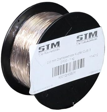 STM Der Meisterladen Schweißdraht CuSi3 0,8mm Kupfer Zink 2.1461 D100 1 kg
