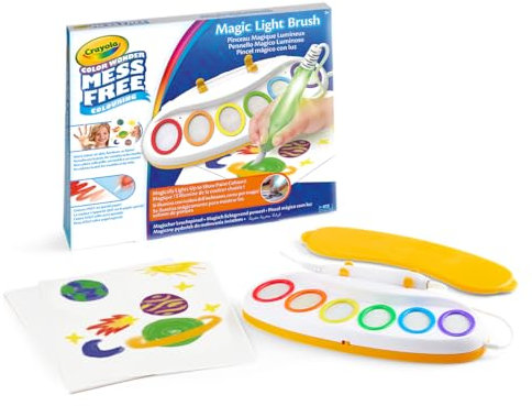 CRAYOLA - Color Wonder Magic Light Brush, Smudge-Free Painting, Gift Idea for Children Ages 3+, International Version, 75-7131