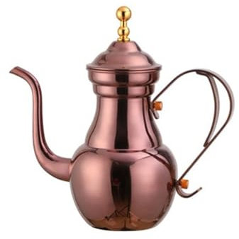 Greek Coffee Maker Container With Lid Arabic Turkish Coffee Coffee Concentrate Teapot Coffee Tea Kettle Filter Spout Pipe Container Stove(C)