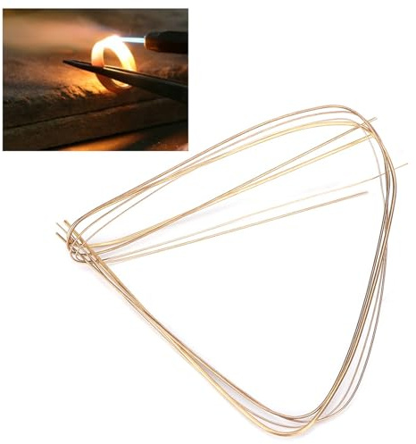 4-teiliges Gold-Lötdraht-Reparatur-Set, Gold-Lötdraht-Set Schmuckreparatur, 0,5 Mm, 0,7 Mm, 0 Mm, 5 Mm, Silber, Kupfer, Aluminiumlegierung, Metall, Schweißstäbe, Lötdraht