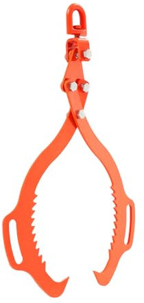 VEVOR Pince Forestière pour Troncs 710 mm, Pince de Levage pour Bois Bûches Grumes Pivotante 2 Griffes Capacité de Levage 500 kg Pinces en Acier Robuste, pour Camions, Tracteurs, Chariots Élévateurs