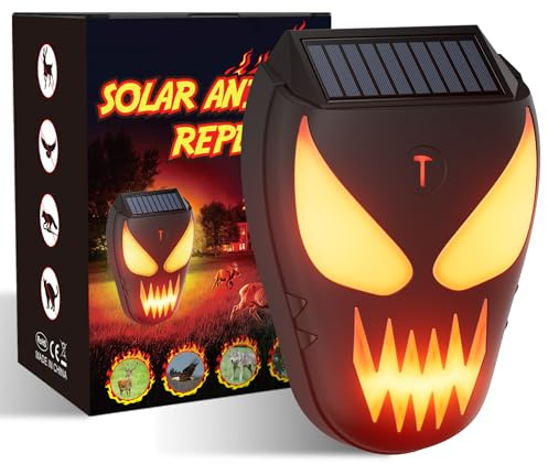 Katzenschreck, Marderschreck, Waschbär Abwehr, Solar Tiervertreiber, Waschbären Vertreiben, vogelschreck, katzenschreck für Garten solar, Wildschweine, Fuchsabwehr