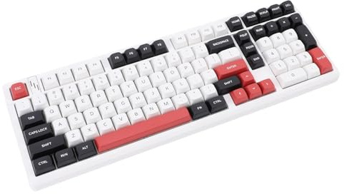 XUMIUZIY Tastiera Meccanica Wireless, Tastiera da Gioco Cablata da 2,4 G//USB C con Retroilluminazione RGB, Custom Swappable Hot Switch, Switch Lineari Pre-lubrificati, Keycap PBT, per