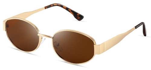 Sonnenbrille Damen-Polarisiert-Retro-Oval-Trendy-Sonnenbrillen-Classic | Herren-Ultraleicht,Geeignet FüR-fotografie-Geschenke für frauen