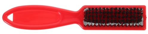 Rote Bartbürste aus Abs und Nylon als Friseurbürste