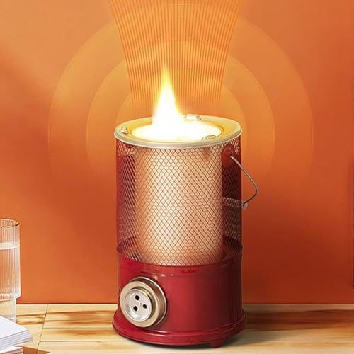 Outdoor Wood Burning Stove, Portable Fire Pits with Chimney Pipe for Cooking, Camping, Tent, Hiking, Fishing, Backpacking(20x22.5cm/7.9x8.9in)