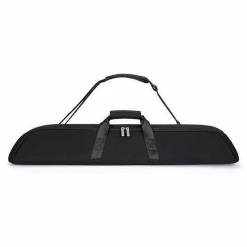 FytStycale Étui de Queue de Billard Housse Sac Mallette Grand Espace pour Accessoires Essentiels Rembourrage pour Limiter Les Chocs Port Main et Épaule, Noir, Noir