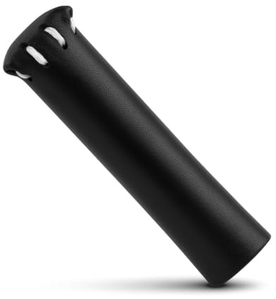 Vbest life Billard Stick Protector, Leder Snooker Cue Tip Abdeckung Pool Cover Stick Protector(Schwarz)