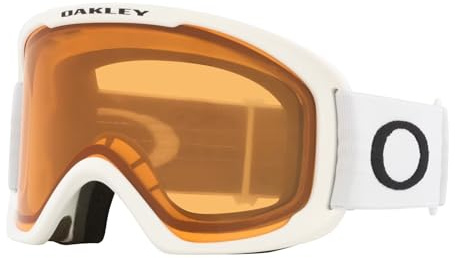 Oakley O-Frame 2.0 Pro L OO7124 Matte White w/Persimmon Ski Goggles for Men for Women + Bundle Accessory Leash Kit, Microfiber Pouch