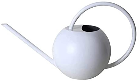Arrosoir pour Plantes Interieur Arrosoir en Acier Inoxydable avec Bec Long pour Éviter Les Déversements Arrosoir pour Plantes Plantes en Pot Arrosoir(White)
