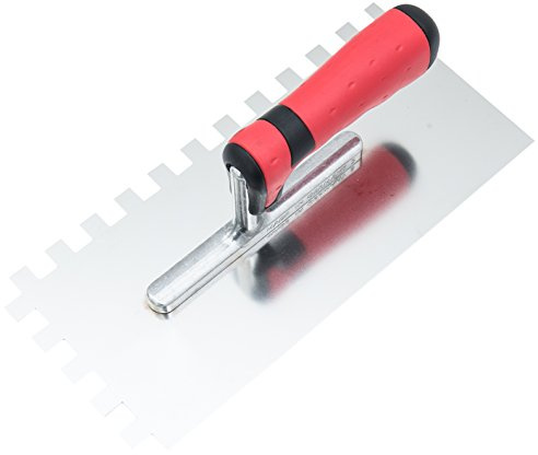 Connex Zahnglättekelle 130 x 280 mm, Zahnung 12 x 12 mm Vorn Rechts, 2-Komponentengriff, 1 Stück, COX781230