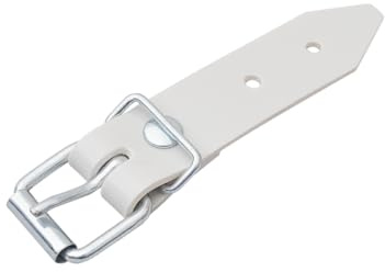 LYSEL® Schnallkappe Riemen Rollschnalle für Anhänger-Planen hellgrau