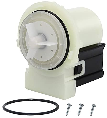 280187 8181684 Washer Drain Pump Motor - Compatible with Whirlpool Duet, May tag Epic and Ken more HE Front Loading Washing Machines-2 Year WARRANTY By TOMOON