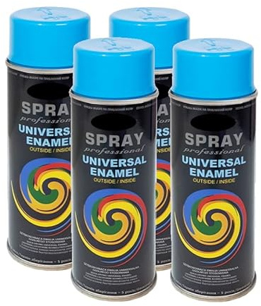 VE-INDUSTRIES 4x LACKSPRAYS CC nach RAL 400ml RAL 5015 Himmelblau