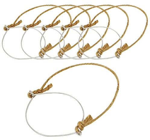 Zerodeko 6pcs Quart Jars Wide Mouth Jar Hangers Glass Wire Handle Regular Mouth Hanger Canning s Stainless Steel Wire Handles for Rope Tool Iron Wire