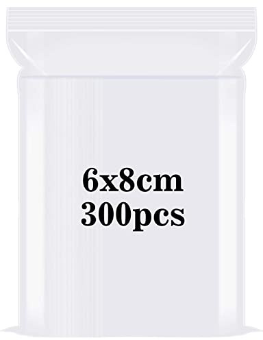 Sachet Zip Transparent, Sachet Plastique Transparent Refermables, Petit sac scellé Pochette Plastique Zip, Pochon Refermable Transparent