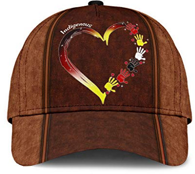 501 Baseball Kappe Mütze Native Indigenous Heart Vintage Brown Uniqur Geschenkidee Unisex Baseballmütze Verstellbar Leicht Abwaschbar Baseballkappe Für Kletter Golf