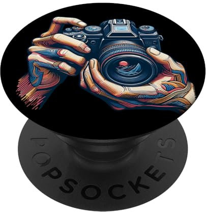 Vintage Analog SLR Camera Art Photographer Film PopSockets Adhesive PopGrip