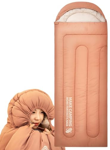 Fbinys Schlafsack, Camping-Schlafsack, Rucksack-Schlafsack, wasserdichter Schlafsack, kaltes Wetter, warmes Wetter, Outdoor-Reiseschlafsack, leichter Schlaf