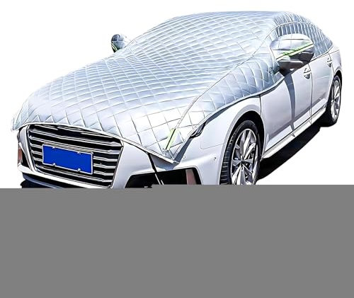 Halbgarage für Auto Winter Gemacht für Mini Cooper Cabrio (R52) 2004-2024, Autoabdeckung Winter, Auto Halbgarage, Schutz vor Schnee, Frost Mit reflektierenden Streifen x15b2z1