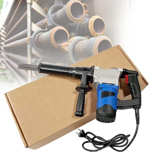 Raspador de agujas eléctrico de mano,herramienta para eliminar óxido,raspador de agujas con empuñadura de pistola de grado industrial de 1100W para eliminar óxido,escoria de soldadura y pintura,220V