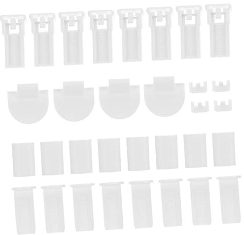 Cabilock 32stücke Teiliges Für Reparatur Von Plissees Hochwertige Ersatzteile Für Vertikale Und Pleated Blinds Für Wohnzimmer Schlafzimmer Und Büros Einfache Installation Ohne Bohren