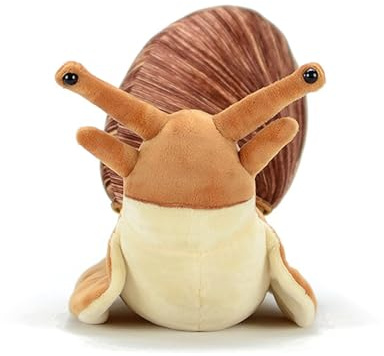 RLOMUTE Schnecken Plüschtier realistisches Stofftier weiches Insect kuscheliges für Gastgeschenke Begleiter Schlafzimmer Auto Heimdekoration Sammlergeschenk für Kinder Jungen Mädchen 15.7Zoll Orange