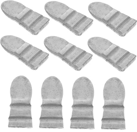 Alipis 10pcs Steel Handle Wedges Heavy Duty Handle Reinforcement Kit Metal Wedges for Wooden Replacement