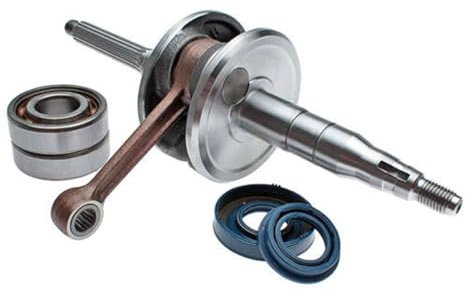 KIT ALBERO MOTORE CON CUSCINETTI E PARAOLI COMPLETO DR MINARELLI ORIZZONTALE 50CC IM07059