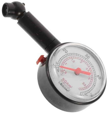 VALICLUD Manómetro de Presión para Neumáticos de Coche Preciso y Duradero con Carcasa de Abs Medidor de Presión para Válvula de Neumáticos Herramienta Automotriz para Control de Seguridad