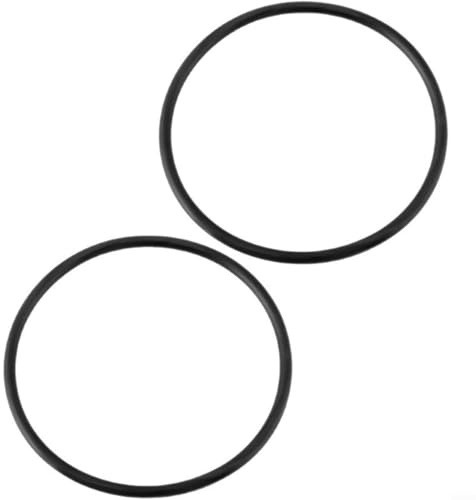 Large Fluororubber Non Slip O-Ring Seal for R0586300 Above Ground Pool Equipment, Chemical-Resistant Black Rubber, Set of 2 Pieces for Reliable Leak Prevention