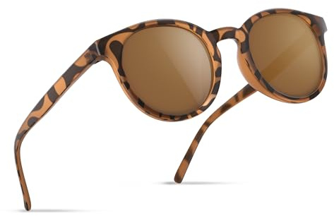 gesruny Sonnenbrille Damen-polarisiert-sunglasses woman-UV400 Schutz-Klassisch-Retro-Trendy-sonnenbrillen-Mode Brillen-Leopardenbraun