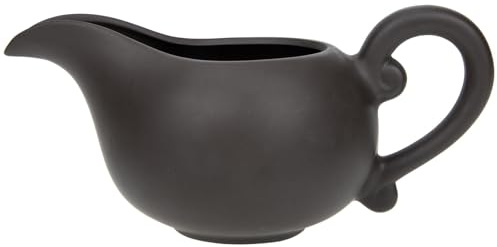 Healeved Jarra de Cerámica para Crema Lechera Pequeña Asa, Recipiente para Almacenar Condimentos, Salsera para Salsas y Aperitivos, Adecuado para Cocina, Barbacoa y Buffets, Color Púrpura