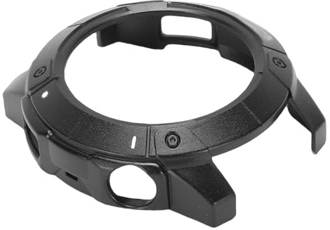 Topiky Klockfodral Passar för COROS Smartwatch, PC Shock Absorption Protective Cover, Smartwatch PC-fodral för Daglig Träning (Svart Vit)
