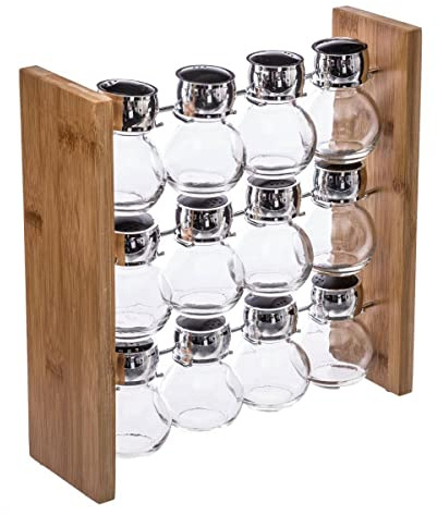 5five - support 12 pots à épices bambou