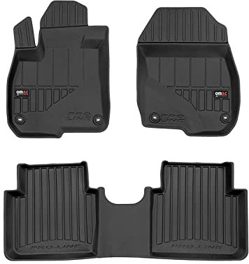 OMAC Gummi Fußmatten kompatibel mit Honda CR-V 2018-2022 Premium TPE Automatten 3tlg