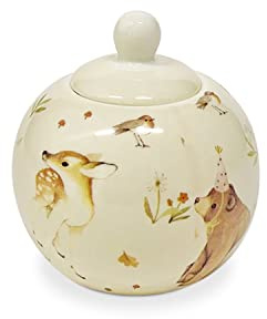 Isabelle Rose Sucrier en porcelaine Forest Party Shabby Chic Rond 5413