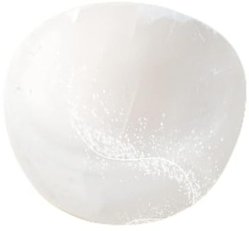 HALUKAKAH Piedras Cristales Selenita Marroquí Cuenco de Recarga Feng Shui Limpieza Refrescar Cristal Piedras Preciosas Naturales Clásico Redondo Forma 9cm