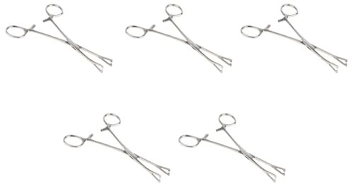Lbvzxkad 5X Dreiecks-ÖFfnungszangen-Piercing-Pinzetten-Werkzeug Edelstahl-Körper-Piercing-Zangenkörper für Ohr-Nase-Zunge