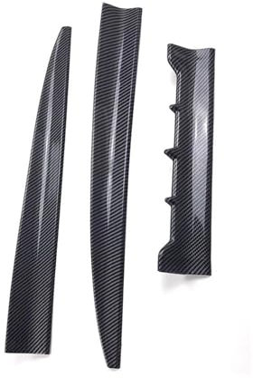 Kofferraumdachspoiler Universal Für W204 W211 Auto Racing Limousine Flügel Auto Stamm Lip Hinten Schwanz Spoiler Trim Auto Heckspoiler(Model-B Carbon Look)