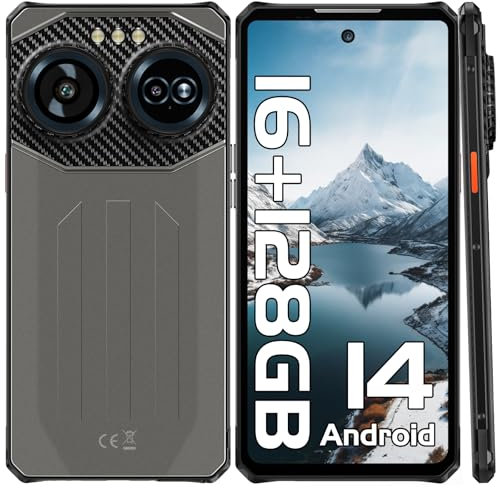 IIIF150 Air3S Rugged Smartphone 2025, 16GB+128GB/1TB Telefono Indistruttibile Android 14, 6.6 HD+ 90Hz Cellulare Antiurto, 5500mAh, 16MP Fotocamera, Luce LED/4G Dual SIM/IP68/IP69K/OTG/FACE ID