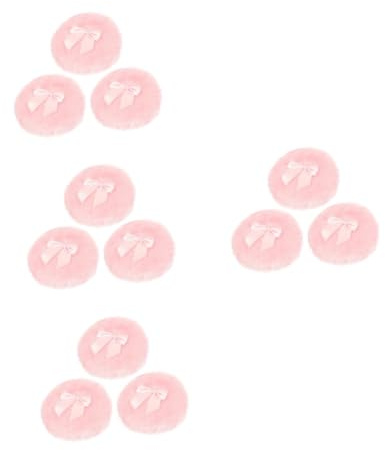 MILISTEN 4 Sätze Flauschige Puderquaste Weiche Hautfreundliche Babypuder Puff Für Körperpuder Für Erwachsenenanwendungen Mit Eleganter Geschenkverpackung 3 Stücke * 4